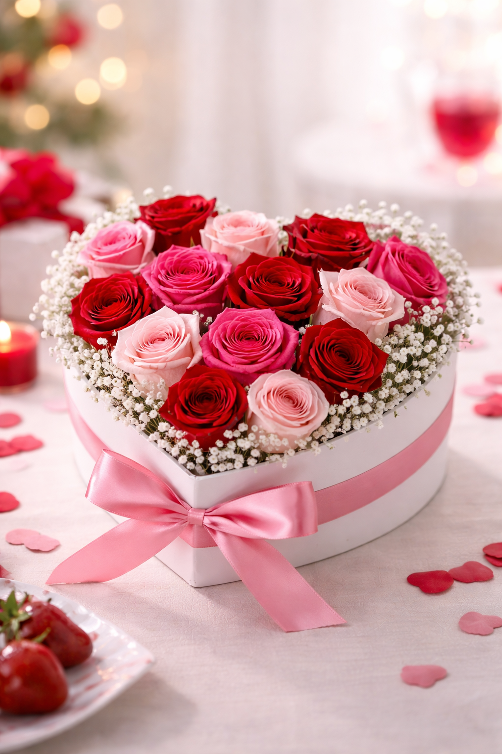 Passionate love heart box