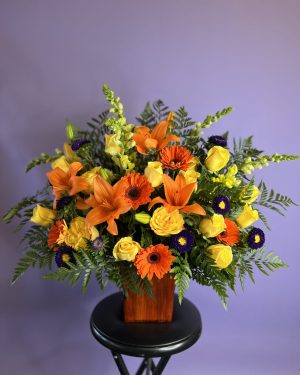 Bright arrangement