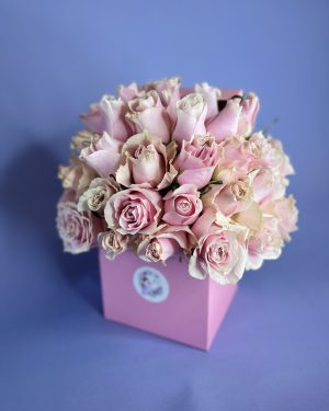 Pink rose box