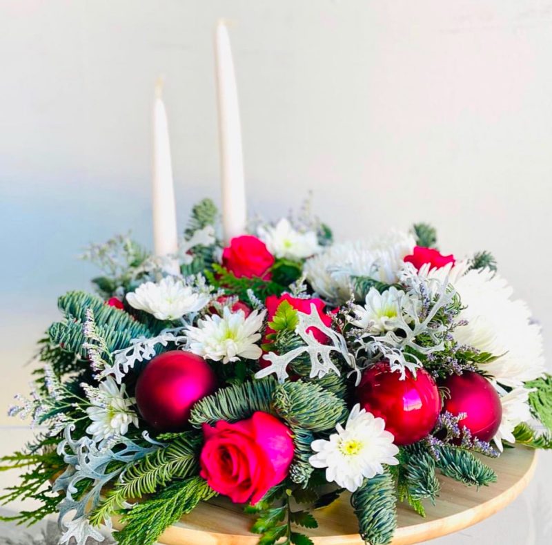 Christmas Charm centerpiece